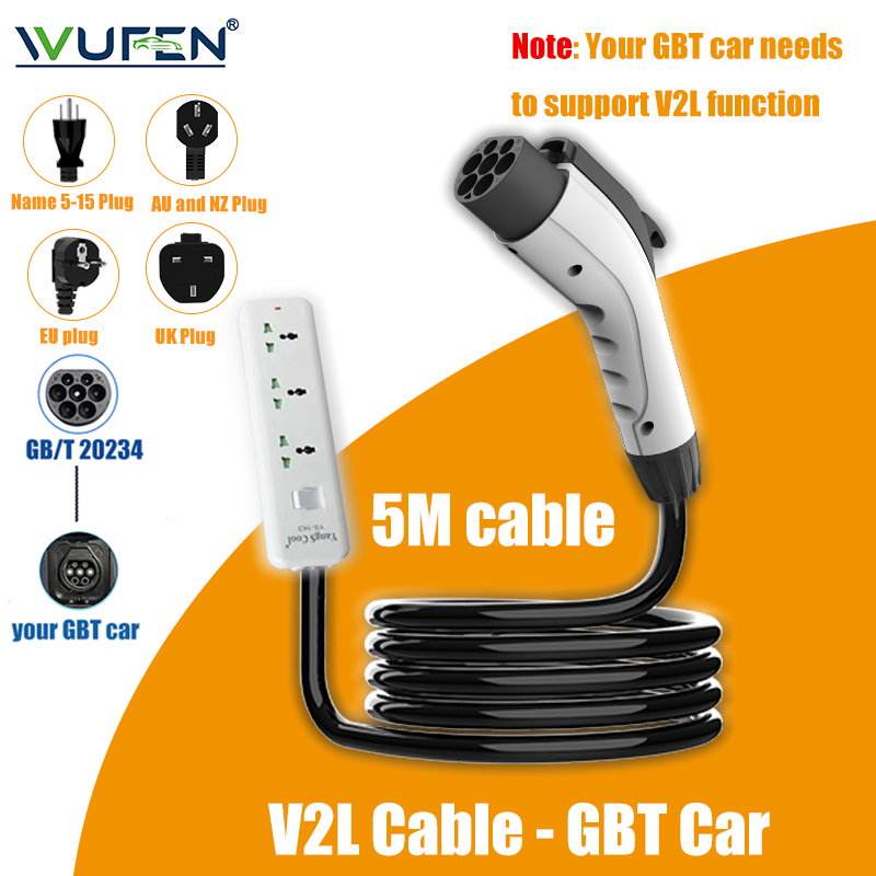 Outdoor Power Nz - WUFEN V2L Kabel Elektrische Auto Zijontlading