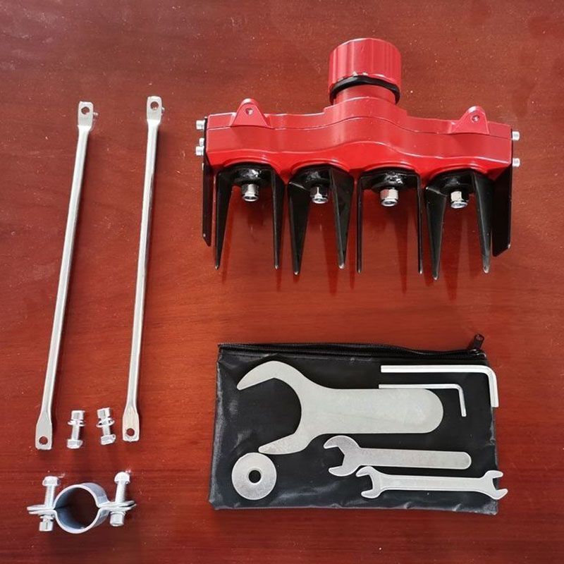Garden Tiller Mini - M2 Universele Multi-Tand Werkkop, 2/4-Mes Bodemontreinigingsaccessoire