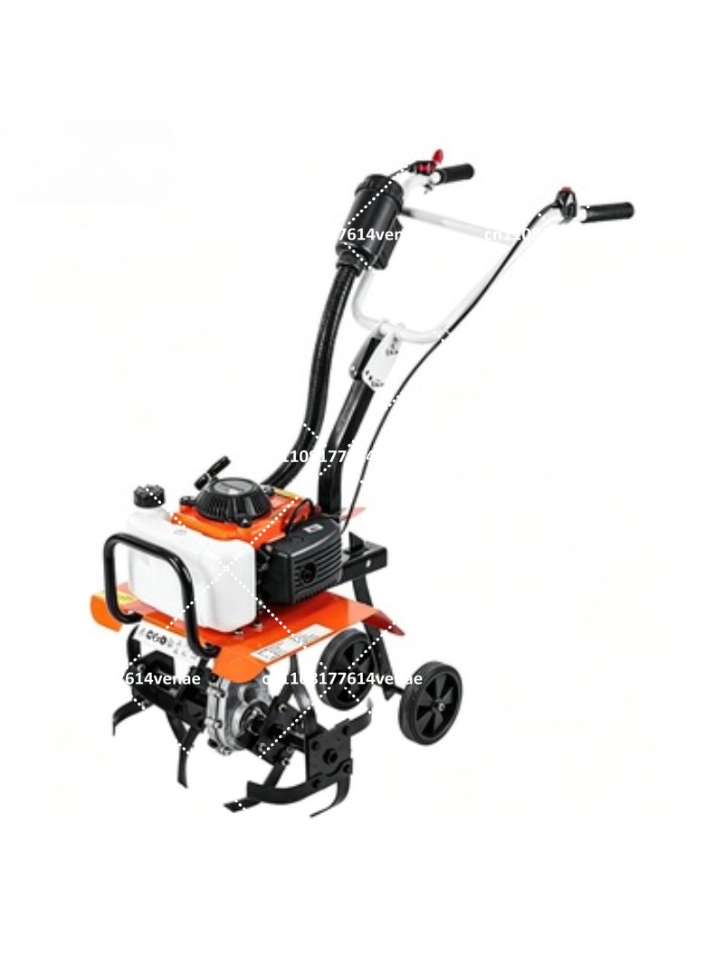 Garden Tiller Mini - Mini-cultivator, tuinfrees, grondlosmaakmachine, multifunctionele rotatiefrees voor