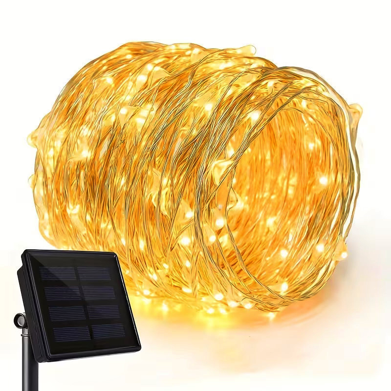 Outdoor Power And Plant - Zonne-energie LED-slinger 8 modi Twinkle Waterdicht