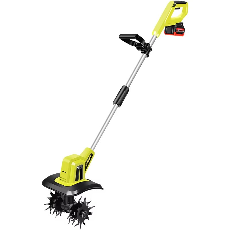 Garden Tiller Mini - CE-gecertificeerde 1200W elektrische helmstokcultivator Mini-roterende frezen