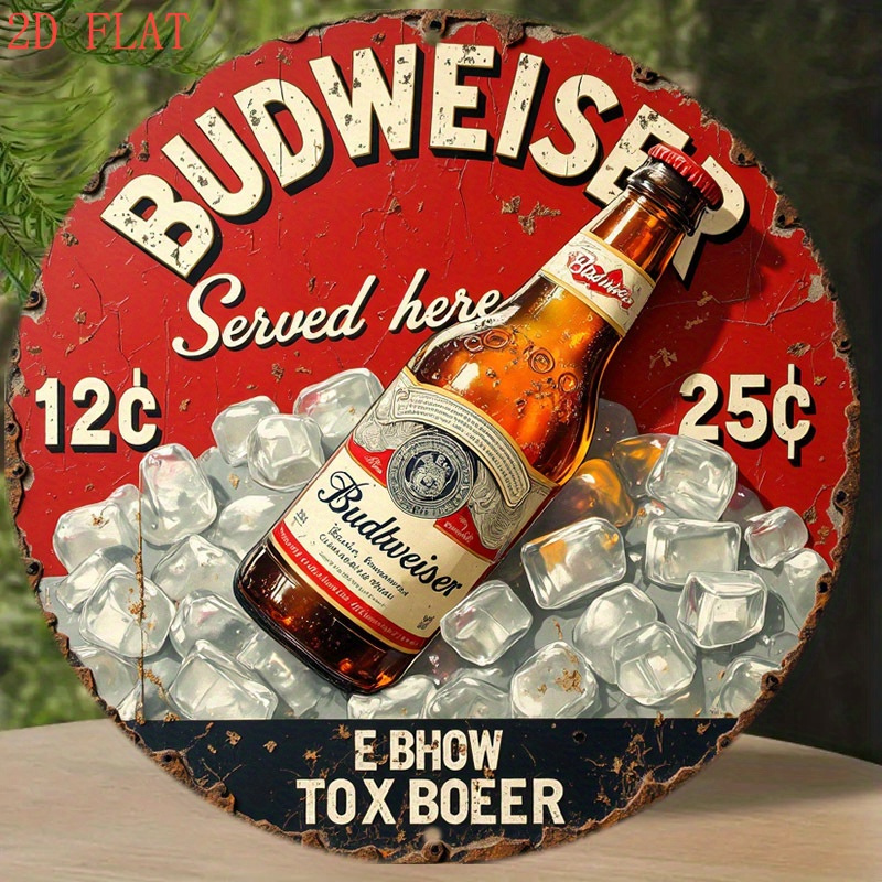 1pc vintage bierlogo metalen w - Outdoor Power Bar recensie en prijs