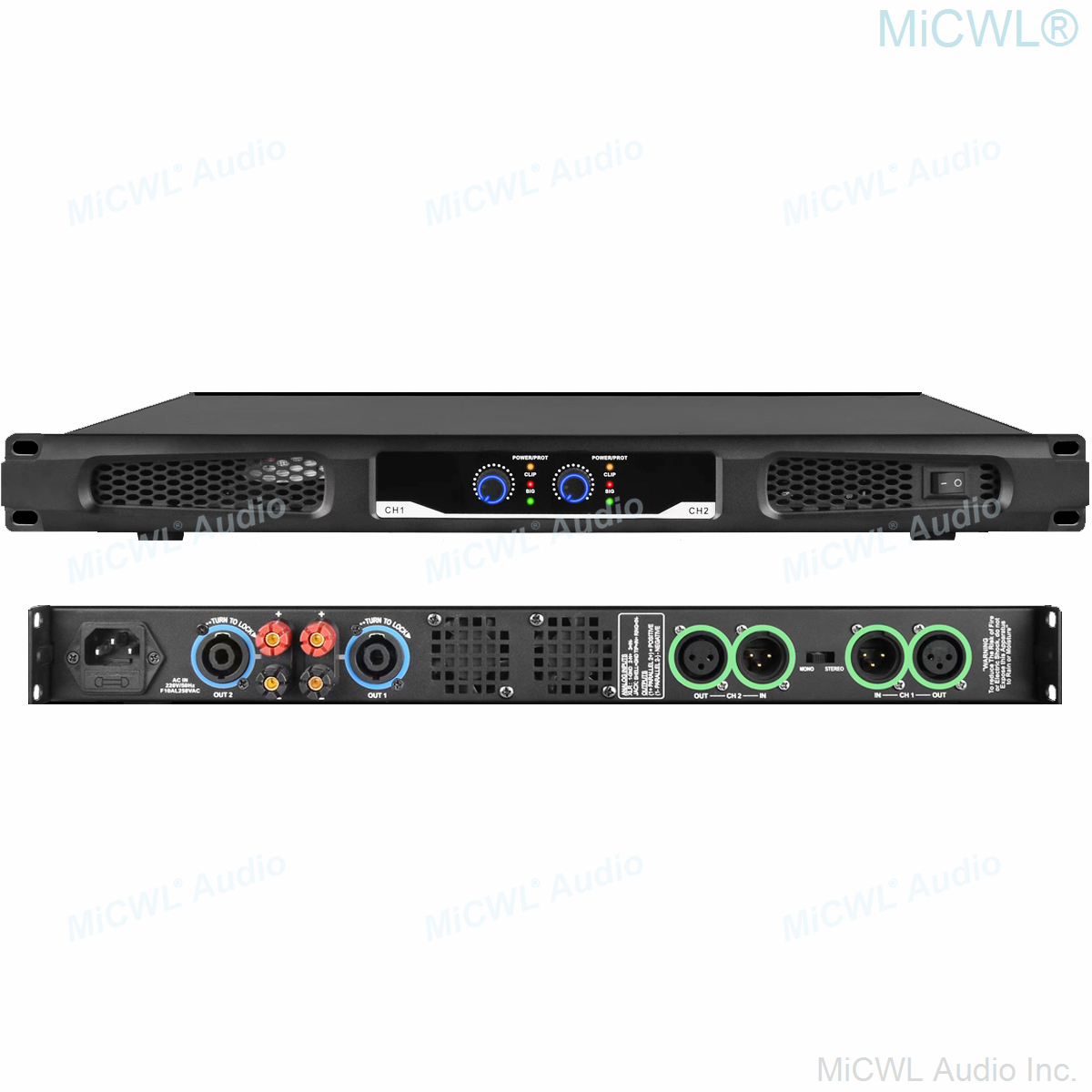 Micwl Audio Pro Ca Serie 5200W - Outdoor Power Amplifier recensie en prijs