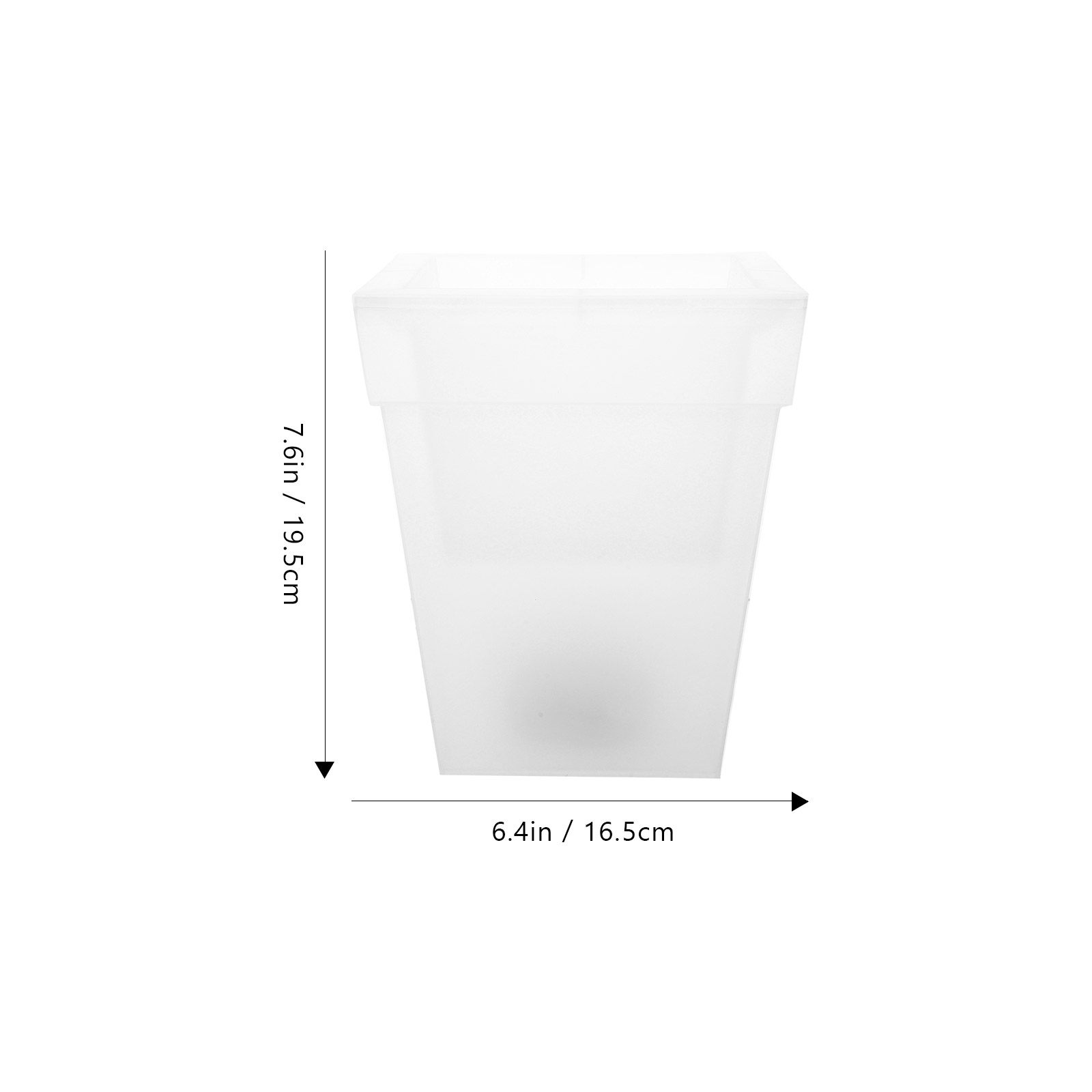 Plastic vierkante bloempotlamp - Outdoor Power And Plant recensie en prijs