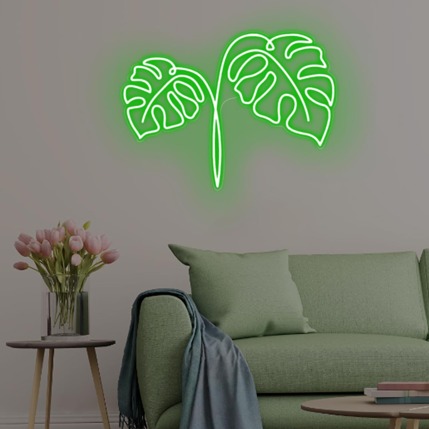 Monstera Leaf Neon Sign USB-aa - Outdoor Power And Plant recensie en prijs