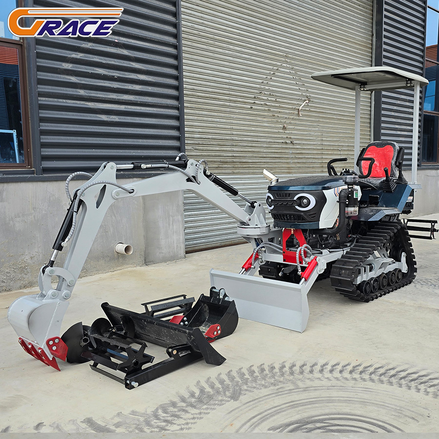 Mini-rupsbandtractor aanpassen - Garden Tiller Mini recensie en prijs